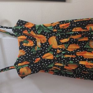 Bernie Dexter oranges print dress size M